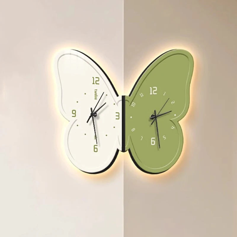 Oeny Luminous Nordic Wall Clock | Modern Noiseless Design Decorative Wall Clock Babs