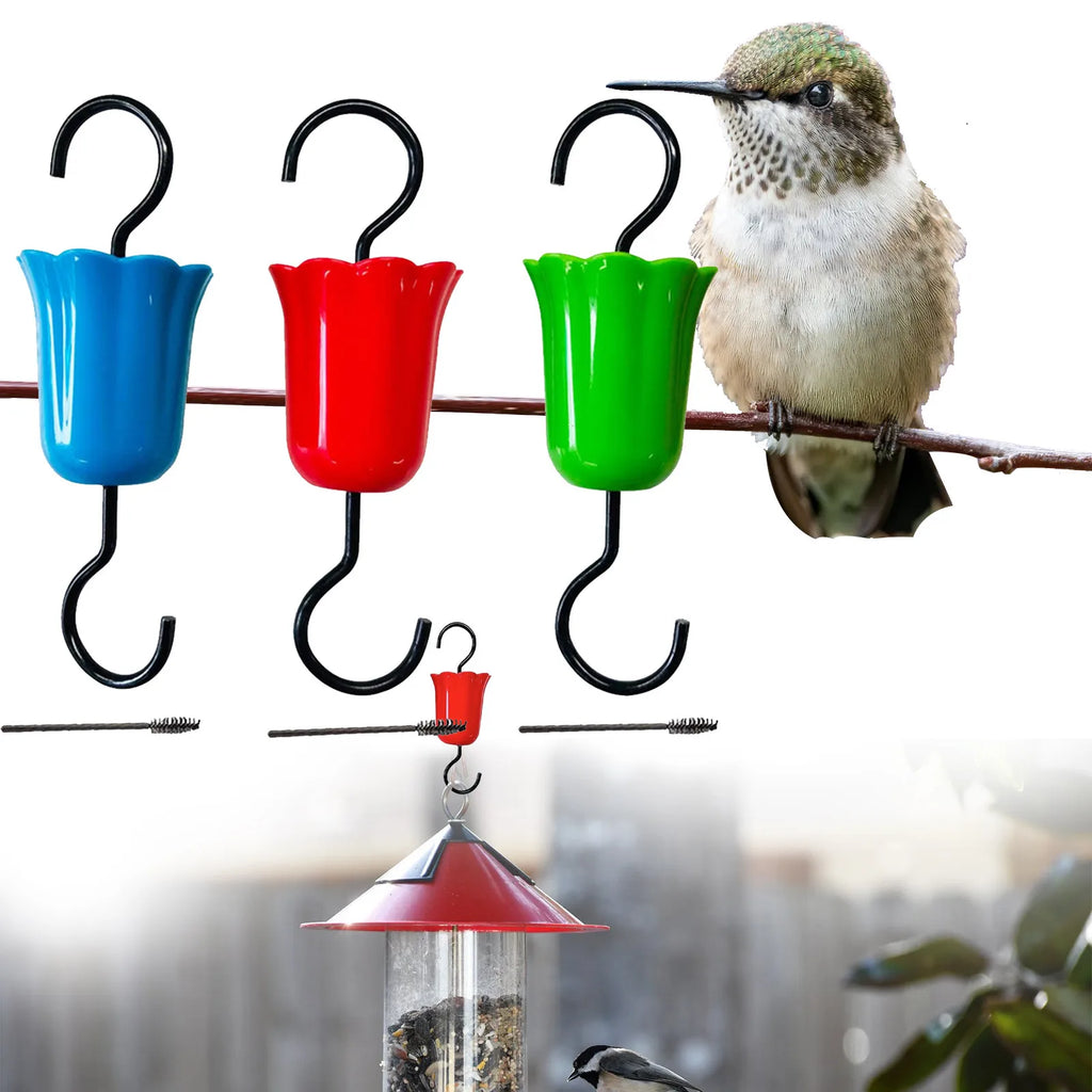 Hummingbird Feeder Ant Moat Guard Hook – Insect Barrier Feeder Ant Moat Babs