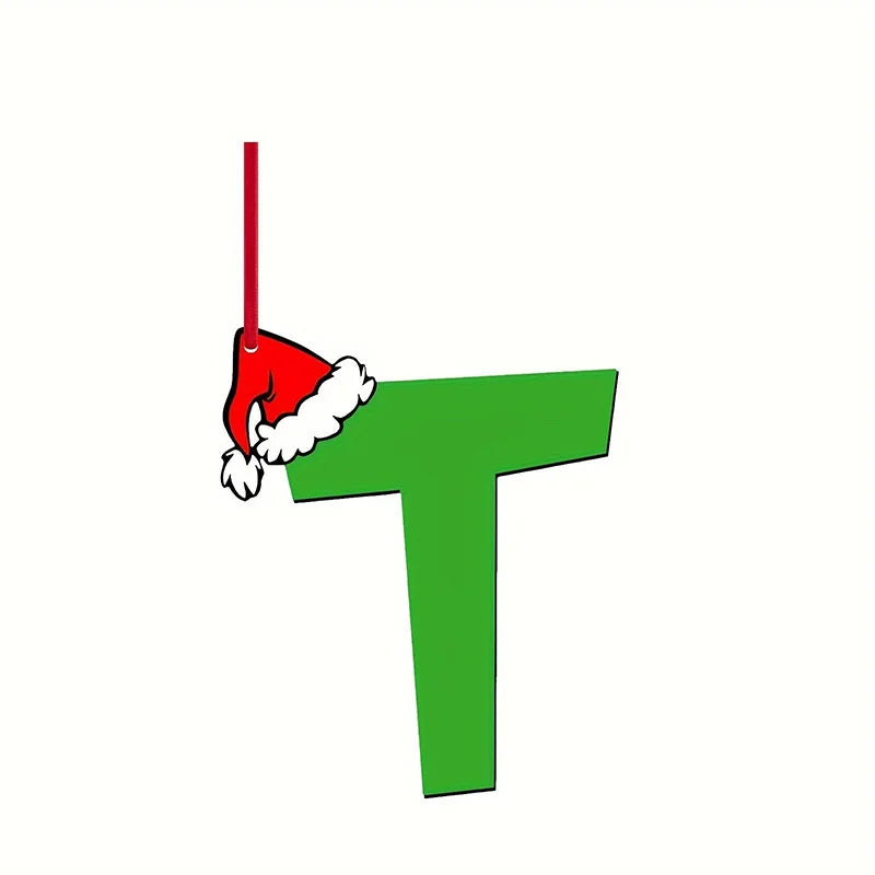 26 Letter Christmas Tree Ornaments – DIY Holiday Décor Set
