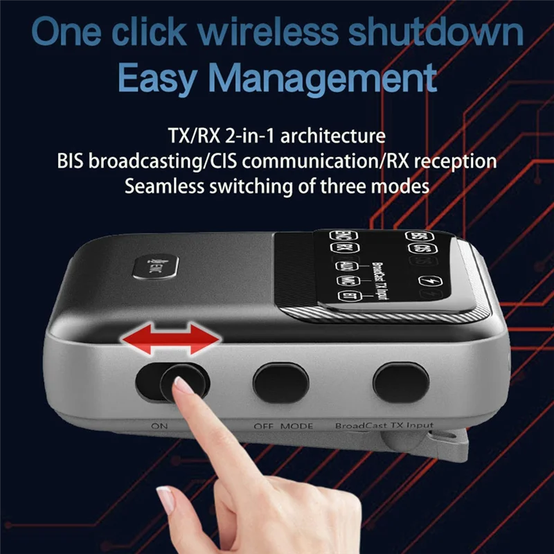 Bluetooth 5.4 Audio Transceiver – 1TX to 100+ RX Wireless Adapter Bluetooth Audio Adapter Babs