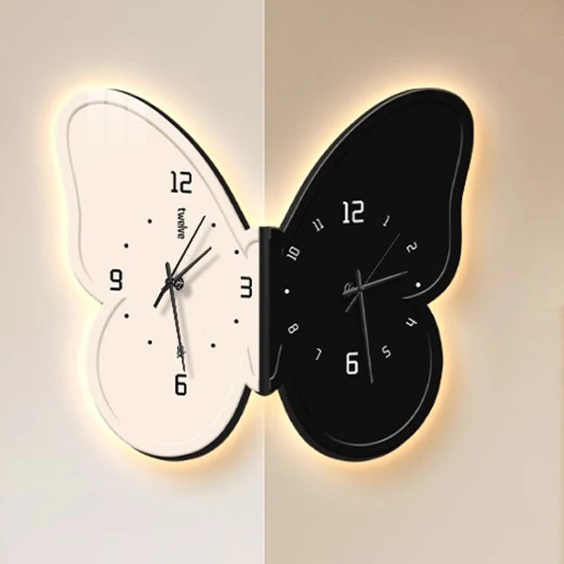 Oeny Luminous Nordic Wall Clock | Modern Noiseless Design Decorative Wall Clock Babs