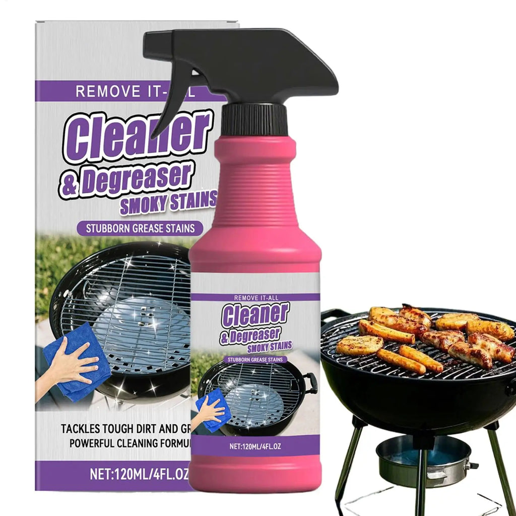 BBQ Grill & Pan Degreaser Spray – Removes Grease Fast Grill Degreaser Spray Babs