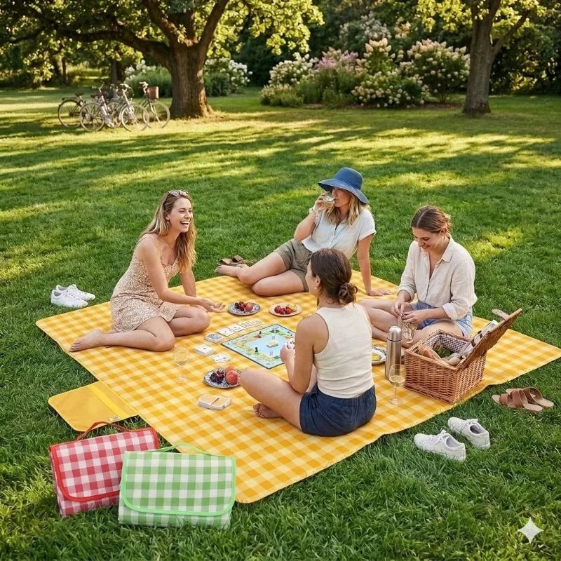 Waterproof Picnic Mat – Foldable Outdoor Ground Blanket Outdoor Picnic Mat Babs