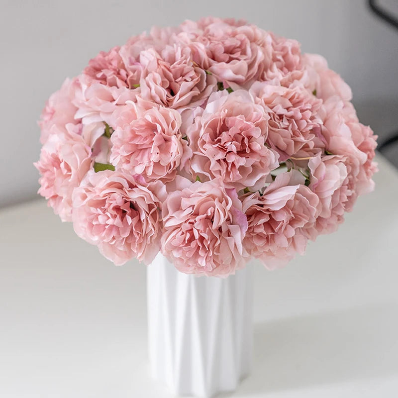 Silk Peony Artificial Flowers – Wedding & Home Décor Bouquet Artificial Flower Bouquet Babs
