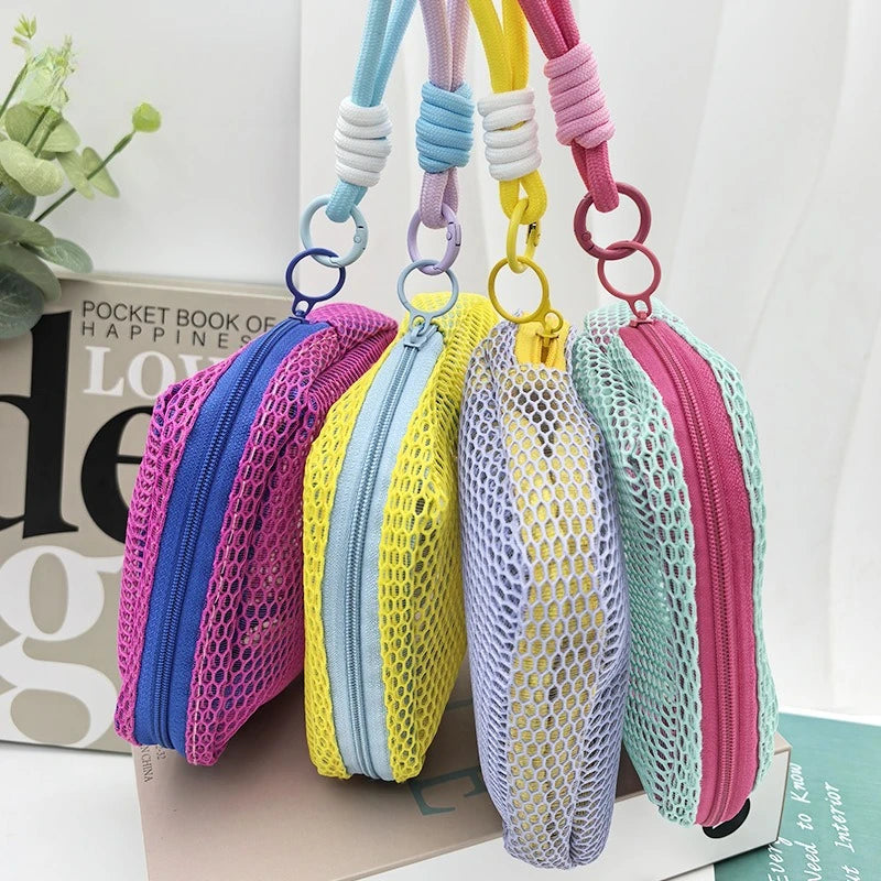 Mesh Cosmetic Bag – Travel Toiletry & Makeup Organizer Pouch Cosmetic Organizer Bag Babs
