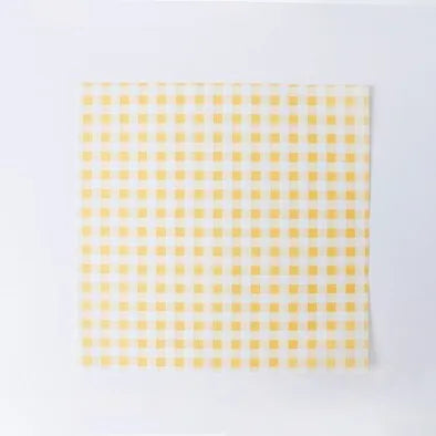Gingham Wax Paper Sheets – Greaseproof Food Wrapping & Liners Food Wrapping Paper Babs 50pcs18cm 2