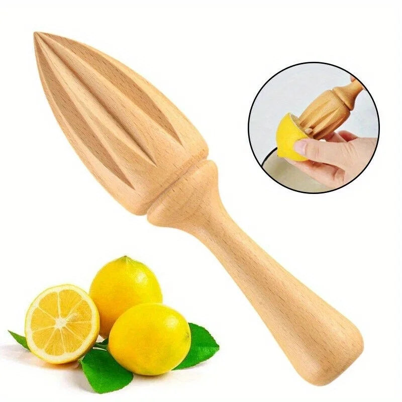 Beech Wood Lemon Squeezer – Handheld Citrus Juicer Reamer Citrus Juicer Reamer Babs