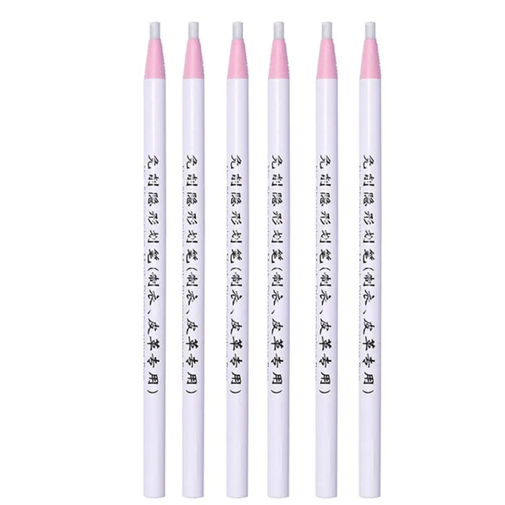 Erasable Tailor's Chalk Pencil – Heat Invisible Fabric Marker Tailor's Chalk Pencil Babs 6 pcs