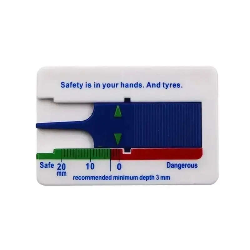 Tire Tread Depth Gauge 0-20mm | Car Truck Motorcycle Tire Depth Gauge Babs Blue