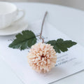 Silk Ball Chrysanthemum Artificial Flowers – Wedding & Home Décor Artificial Silk Flowers Babs Pink 2 pcs