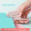 Mushroom Hole Punch T-Shaped Manual Loose Leaf Punching Tool Manual Hole Punch Babs 1pc random