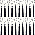 Mini Silky Handmade Tassels with Loop – Crafts & Jewelry Craft Tassels Babs Black