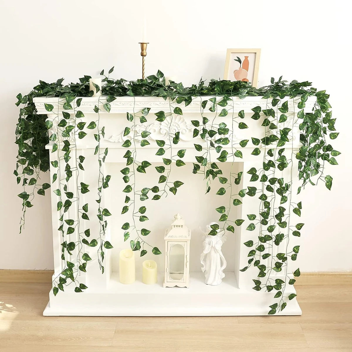 2M Artificial Dill Vine Leaves – Wedding & Home Wall Décor Artificial Vine Decor Babs