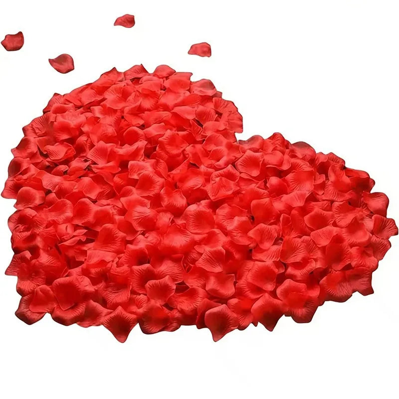 500/1000 Pcs Silk Rose Petals – Wedding & Party Decoration Artificial Flower Petals Babs