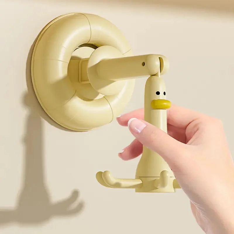 360° Rotating Duck Suction Cup Hook – Home Wall Organizer Suction Cup Hook Babs