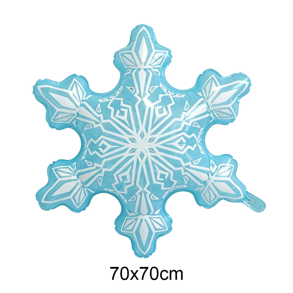 Frozen Winter Birthday Party Supplies – Plates, Cups & Balloons Party Supplies Set Babs Blue As pictures show
