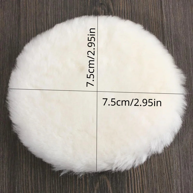Car Polishing Wool Ball & Waxing Disc – Auto Detailing Pads Car Detailing Pads Babs 75mm