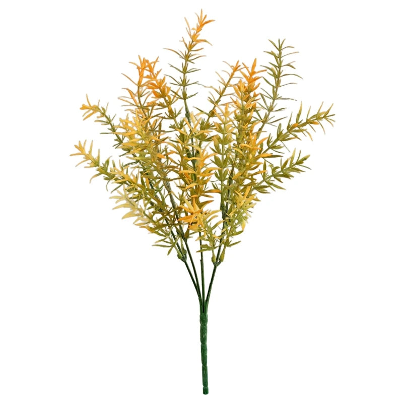 Artificial Melaleuca Bracteata Branch | Faux Floral Décor 35cm Artificial Floral Branch Babs Orange 1 pc