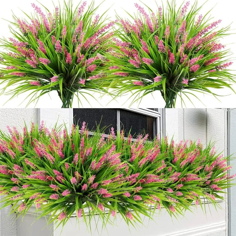 Artificial Lavender Bouquet for Wedding, Home & Party Decor Artificial Flower Stems Babs Light Pink 1 pc