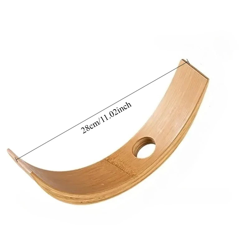 Bamboo Balance Wine Rack – Single Bottle Display Stand Wine Bottle Rack Babs B