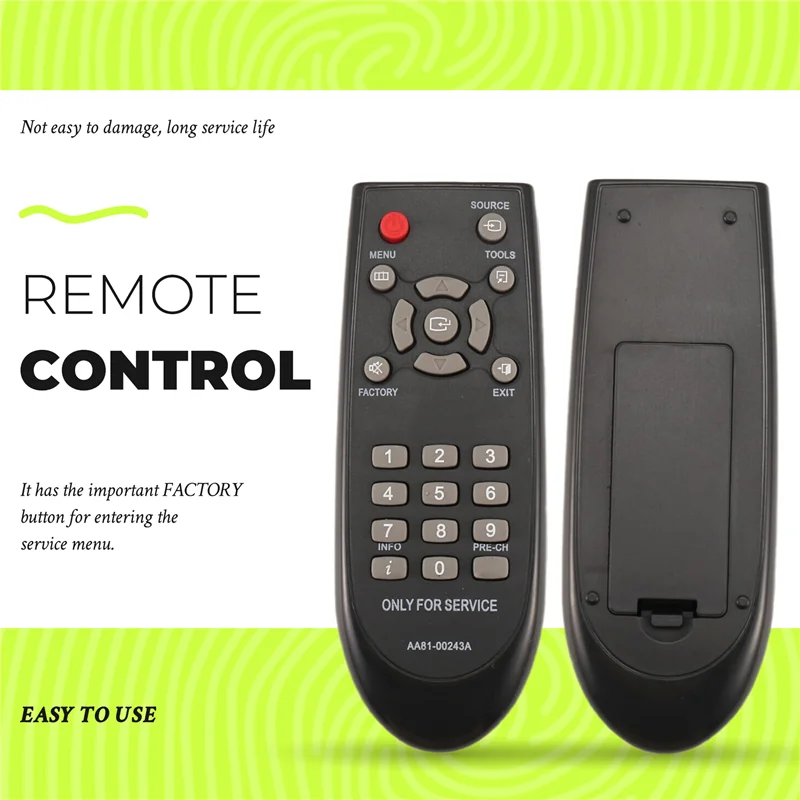 Samsung TV Service Remote AA81-00243A TM930 Replacement TV Service Remote Babs