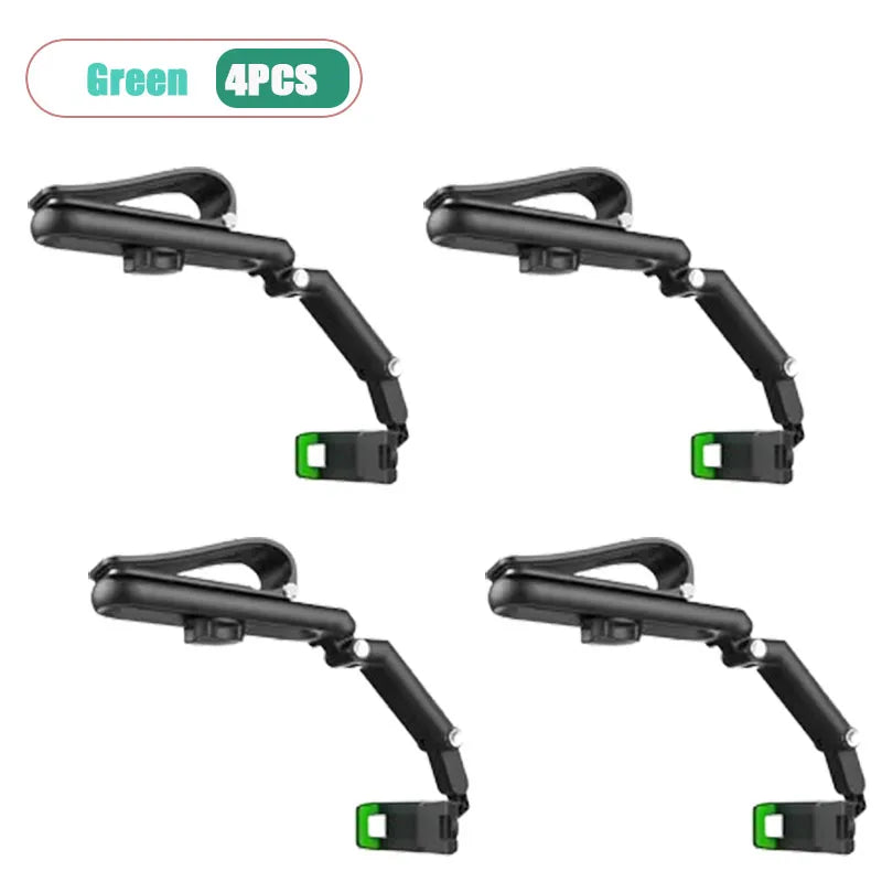 Sun Visor Car Phone Mount | 360° Rotation Hands-Free Holder Car Phone Mount Babs Green-4PCS