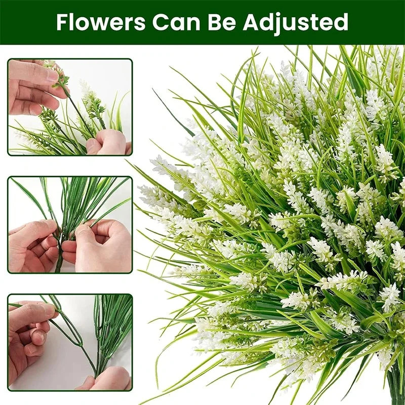 Artificial Lavender Flowers 30cm | 1/3 Pcs Home Wedding Decor Artificial Flower Stems Babs
