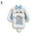 Cute Plush Rabbit Photocard Holder | Card Sleeve Pendant Plush Card Holder Babs E