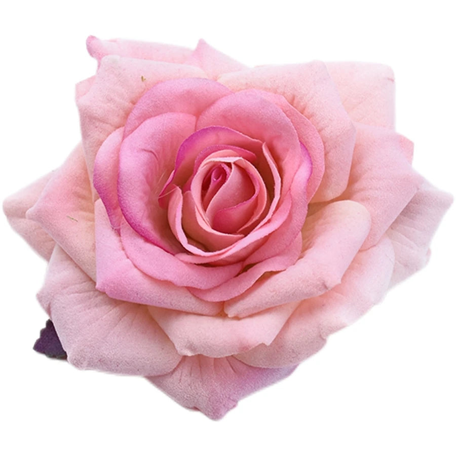Silk Rose Heads 5/10pcs – DIY Wedding & Home Décor Flowers Artificial Silk Flowers Babs Pink 5 pcs