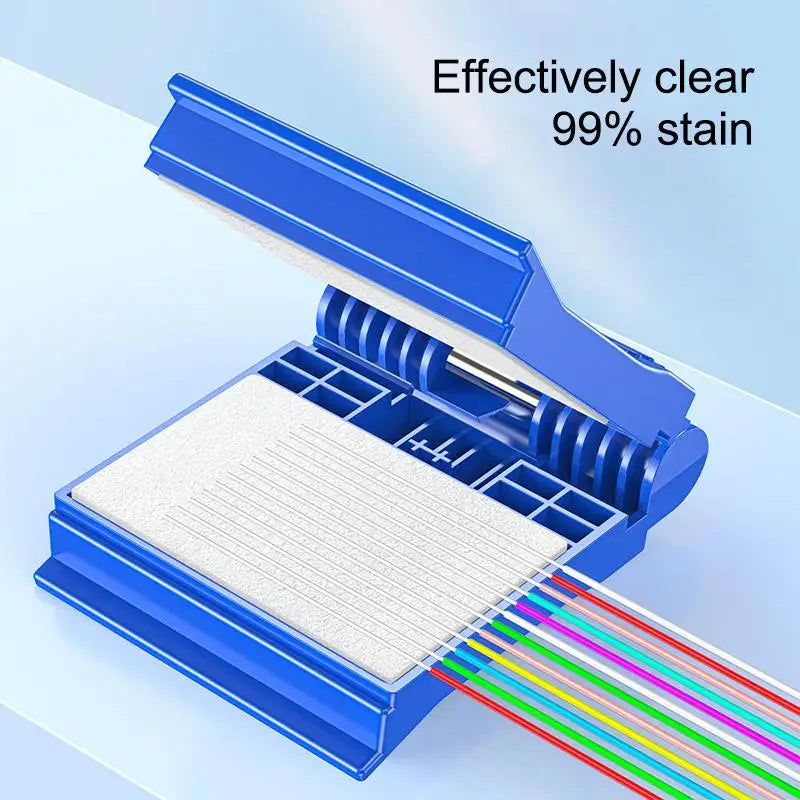 Fiber Optic Wiping Clip – Dust-Free Oil Removal Tool | HUXUAN Fiber Optic Cleaning Tool Babs