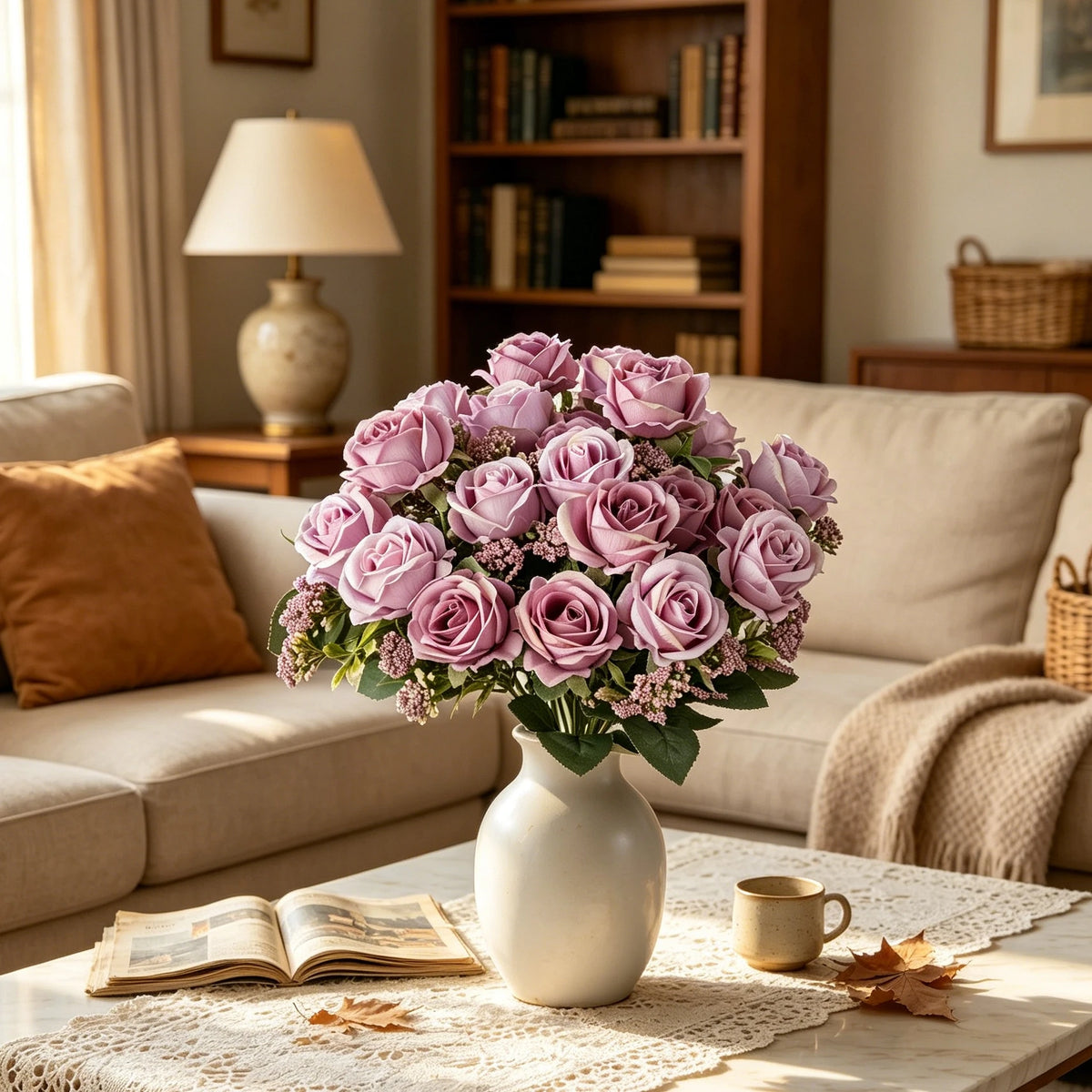 Silk Rose Artificial Flowers for Wedding, Home & Bridal Décor Artificial Silk Flowers Babs