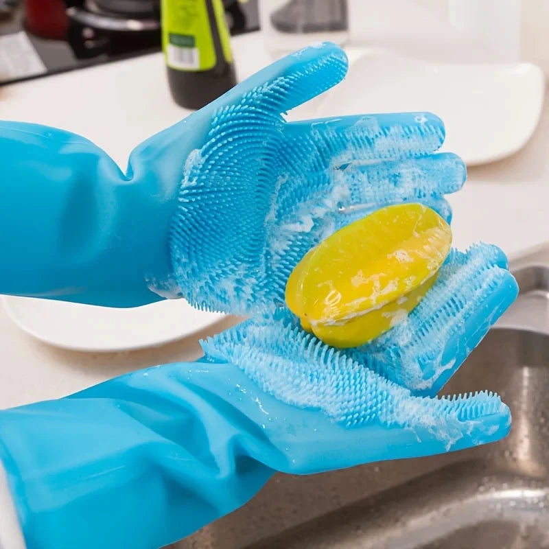 Silicone Pet Grooming Glove – Dog & Cat Hair Removal Brush Pet Grooming Glove Babs