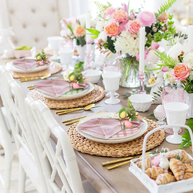Easter Bunny Napkin Rings – Spring Table Décor 2025 Napkin Rings Babs