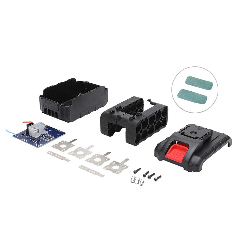 21V 18650 Li-ion Battery Case Pack Kit – 5/10 Cell Shell Battery Case Kit Babs