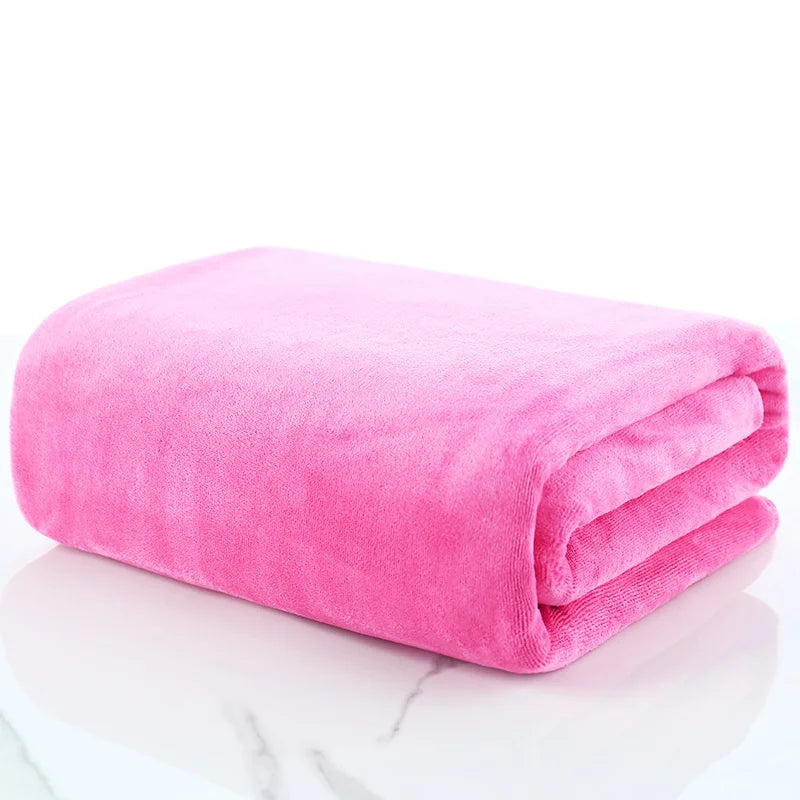 Super Large Thick Microfiber Bath Towel – Quick-Dry & Soft Microfiber Bath Towel Babs roseo 35X75CM
