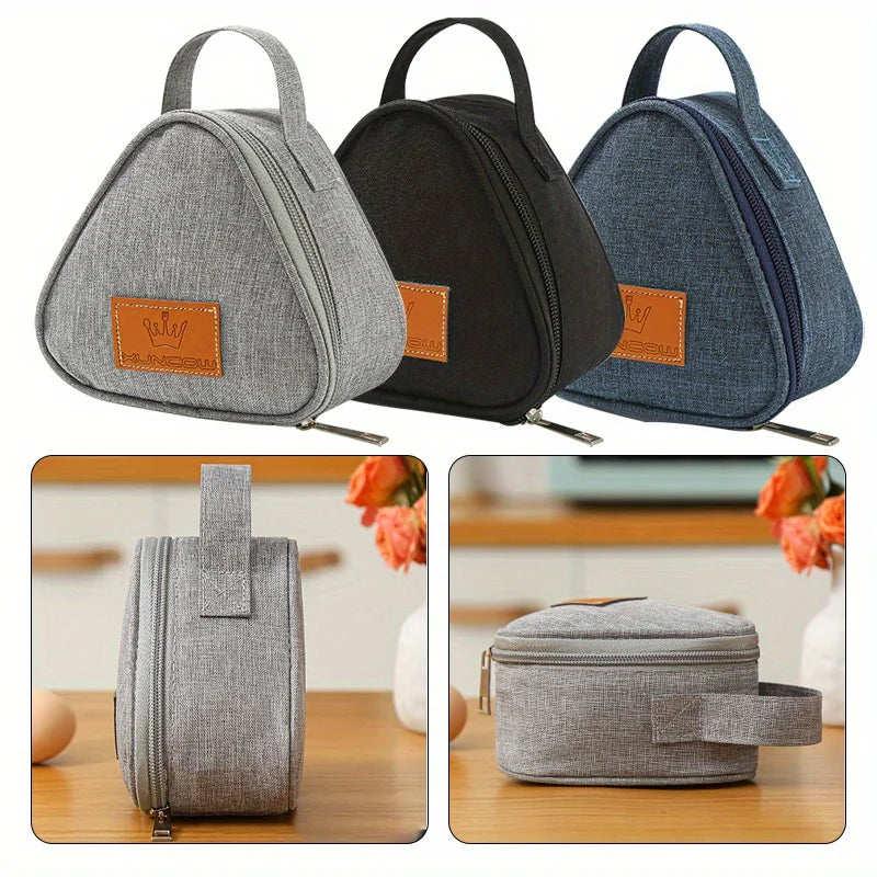 Triangular Insulated Rice Ball Lunch Bag – Aluminum Foil Oxford Insulated Lunch Bag Babs