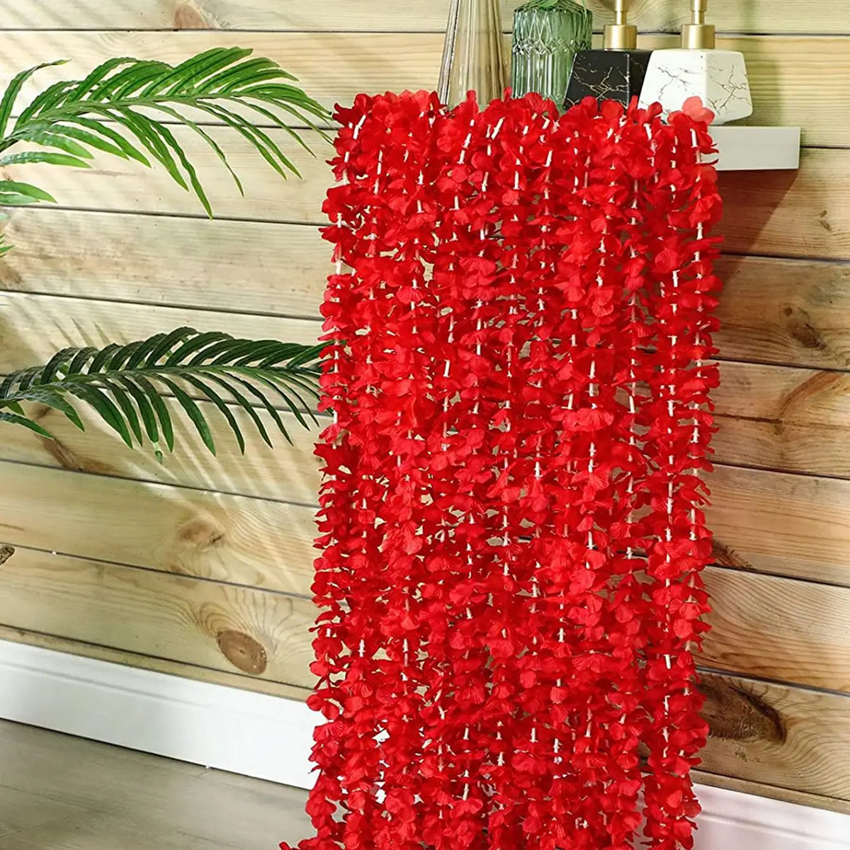Artificial Cherry Blossom Silk Flower Garland – Wedding & Home Artificial Flower Garland Babs