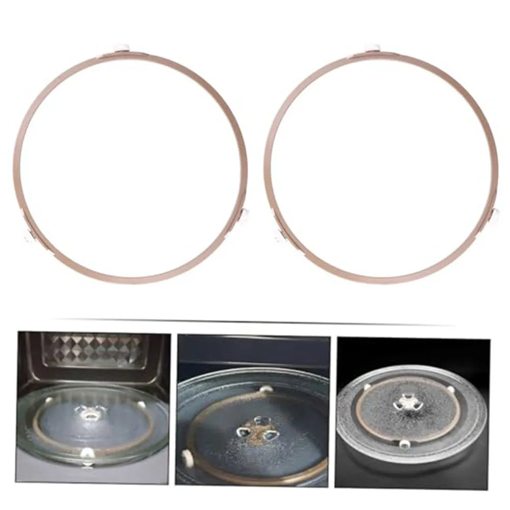 2-Pack Microwave Turntable Roller Ring – 14mm Wheels, 17.8cm Microwave Turntable Ring Babs