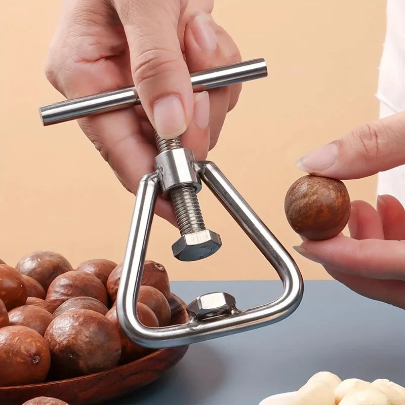 Stainless Steel Adjustable Macadamia Nut Opener Clip Tool Nut Opener Tool Babs