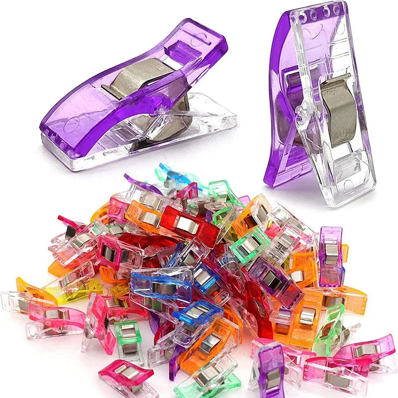 Colorful Sewing Clips 50/100/200 PCS – Plastic Craft Clips Sewing Clips Babs