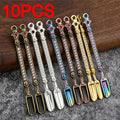 Metal Mini Measuring Spoons Set – Powder, Salt & Tea Spoons Mini Measuring Spoons Babs 10pcs Mix
