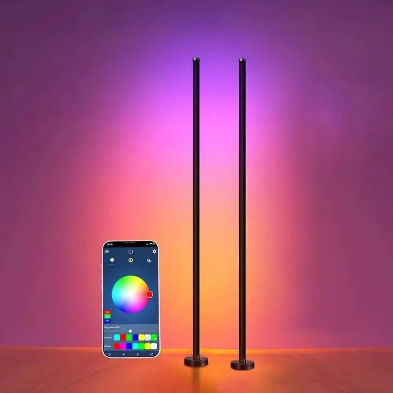 Smart RGB LED Floor Lamp | App Control & Music Sync RGB Floor Lamp Babs 2PCS