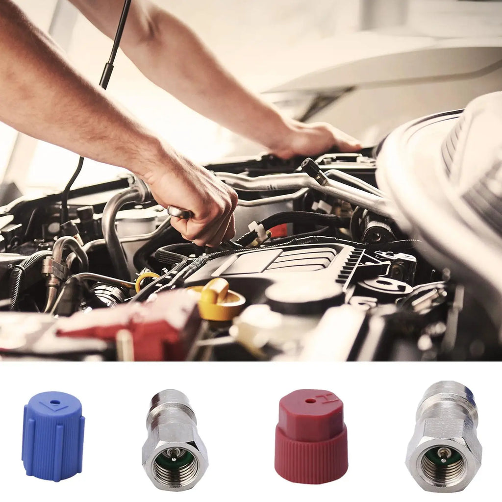 R12 to R134a AC Conversion Adapter Kit – High & Low Side AC Conversion Adapter Babs