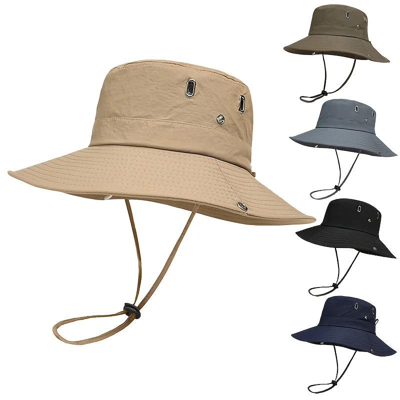 4-Pack Foldable Outdoor Sun Hat Set – Unisex UV Protection Outdoor Bucket Hat Babs