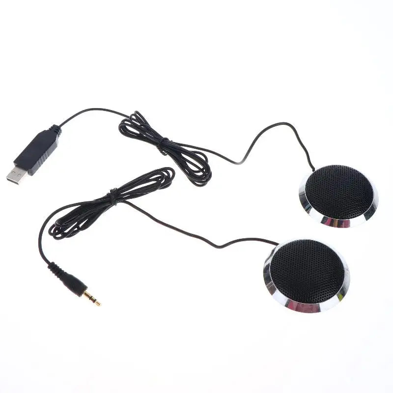 HUXUAN USB Desktop Condenser Microphone – 360° Omnidirectional Desktop Condenser Microphone Babs