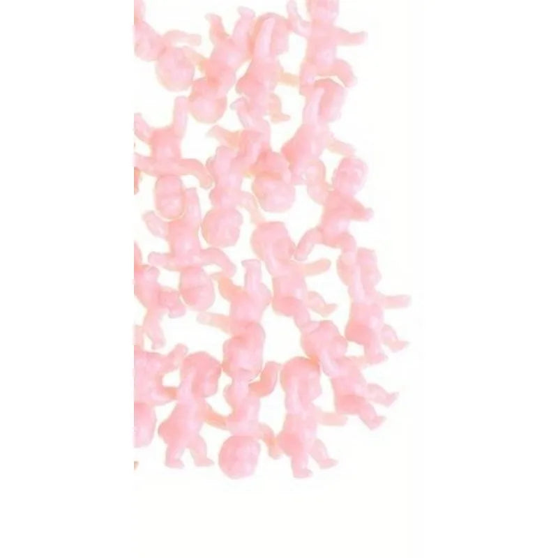 20Pcs Mini Plastic Baby Doll Accessories 1" & 1.2" Set Doll Accessories Babs White