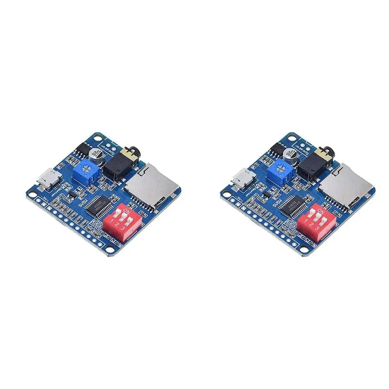DY-SV5W Voice Playback Module 5W MP3 UART I/O Trigger – 2 Pack Audio Playback Module Babs