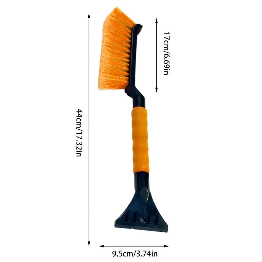 2-in-1 Car Snow Brush & Ice Scraper – Ergonomic Foam Grip Car Snow Brush Babs orange