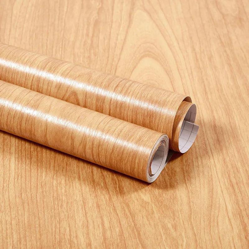 Waterproof Wood Grain Self-Adhesive Vinyl Contact Paper Roll Vinyl Contact Paper Babs nanmu 40cm x 100cm
