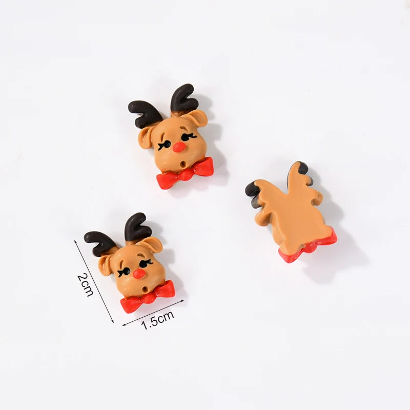 Mini Christmas Resin Figurines – Santa & Xmas DIY Ornaments Christmas Resin Figurines Babs